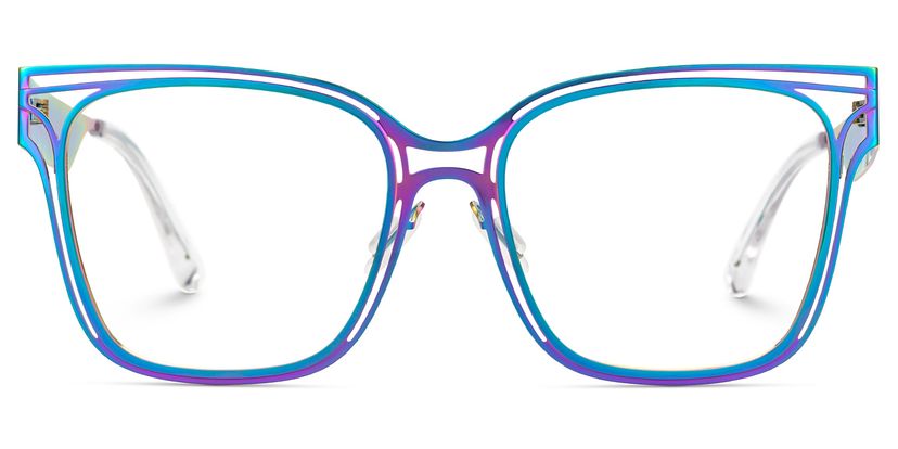 Dacarine Square Iridescent Glasses