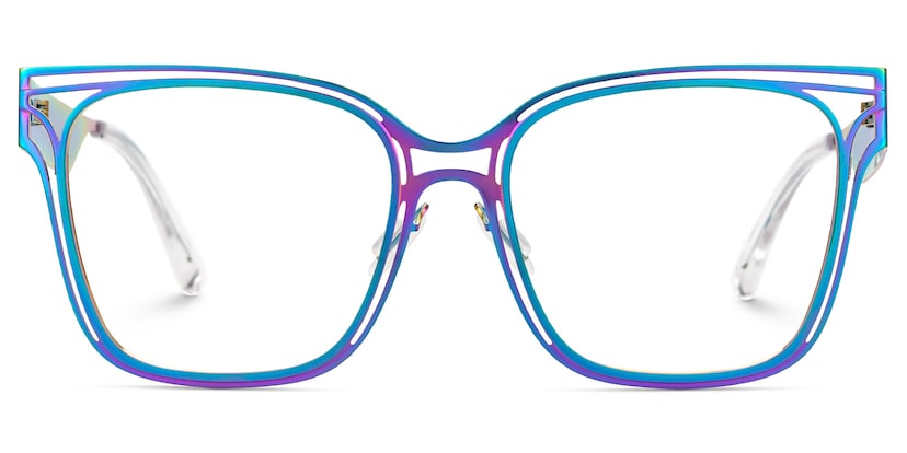 Dacarine Square Iridescent Glasses