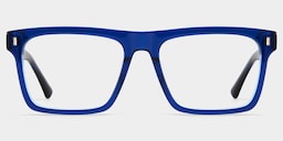 Henry Rectangle Blue Glasses3