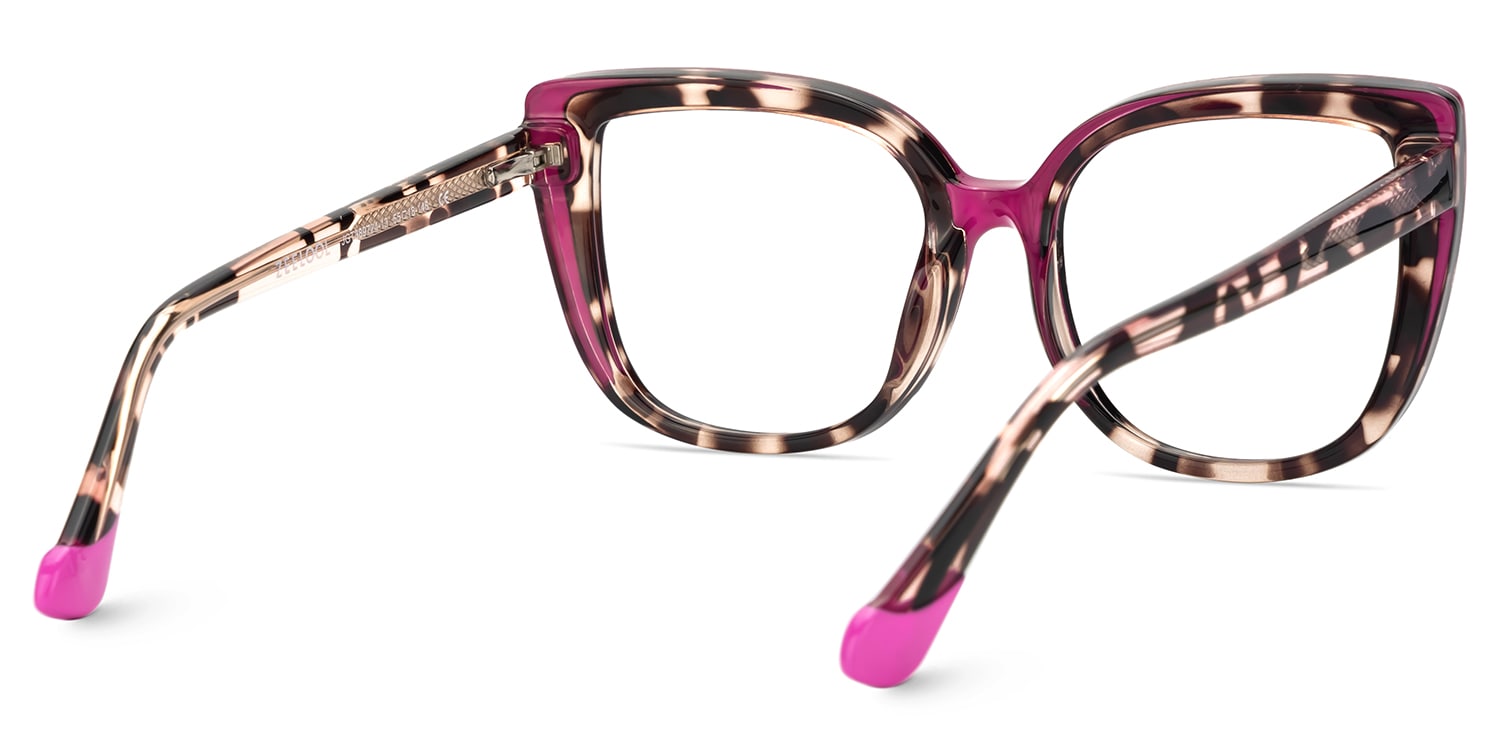 Fenn Cateye Pink Tortoise Glasses4