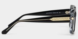 Neon Square Black Glasses6