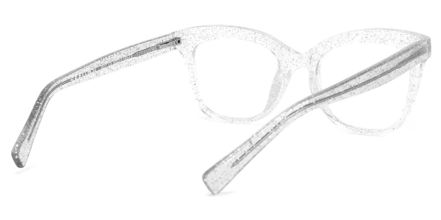 Santiago Cateye Clear Glasses | Zeelool Glasses4