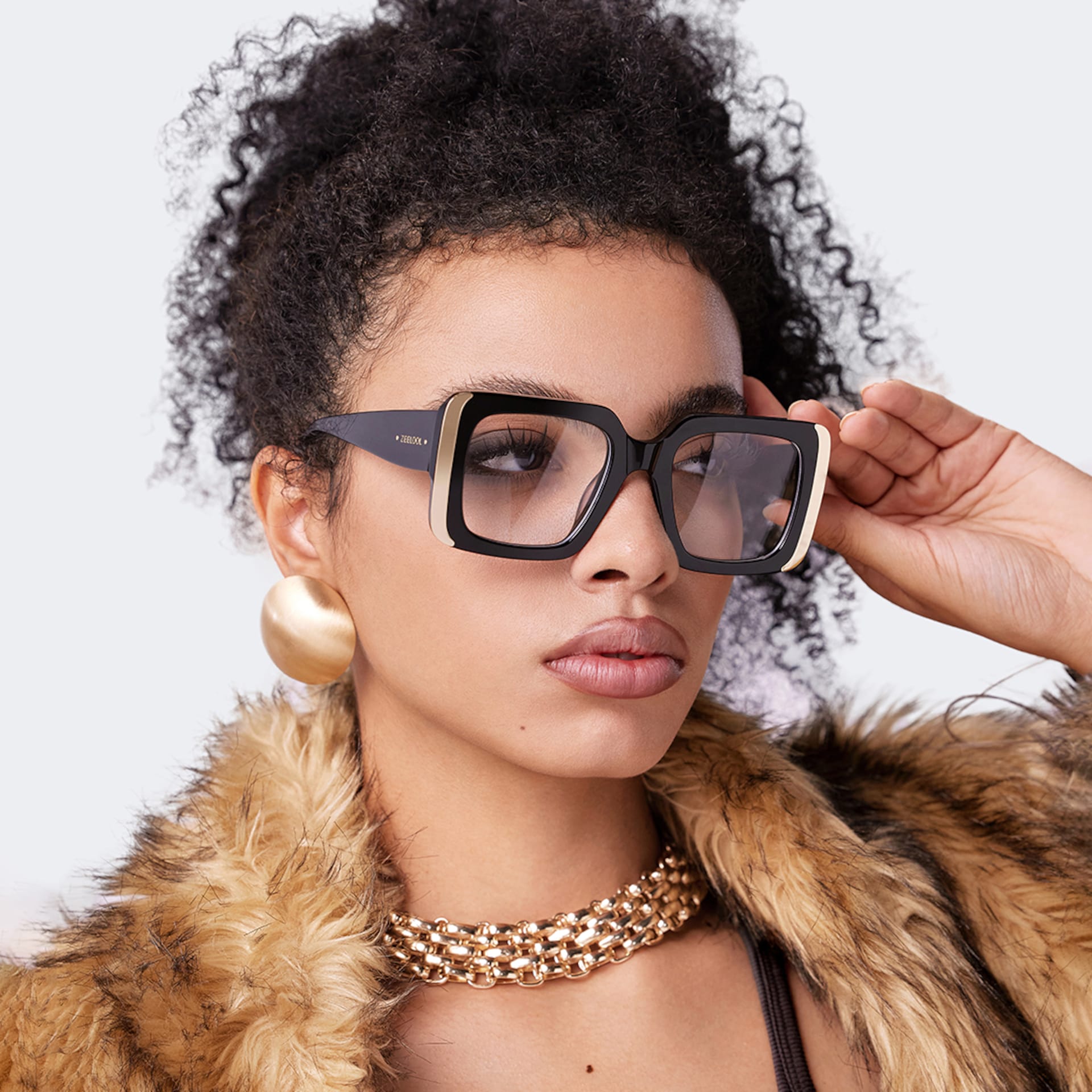 Black Rectangle Eyeglass Frames - Jesse Acetate Frame Glasses6