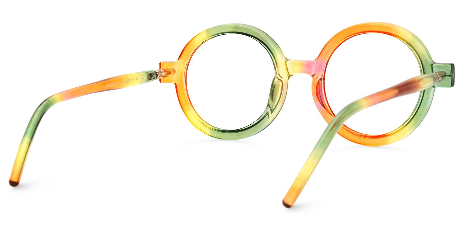 Rahman Round Multicolor Glasses | Zeelool Glasses3