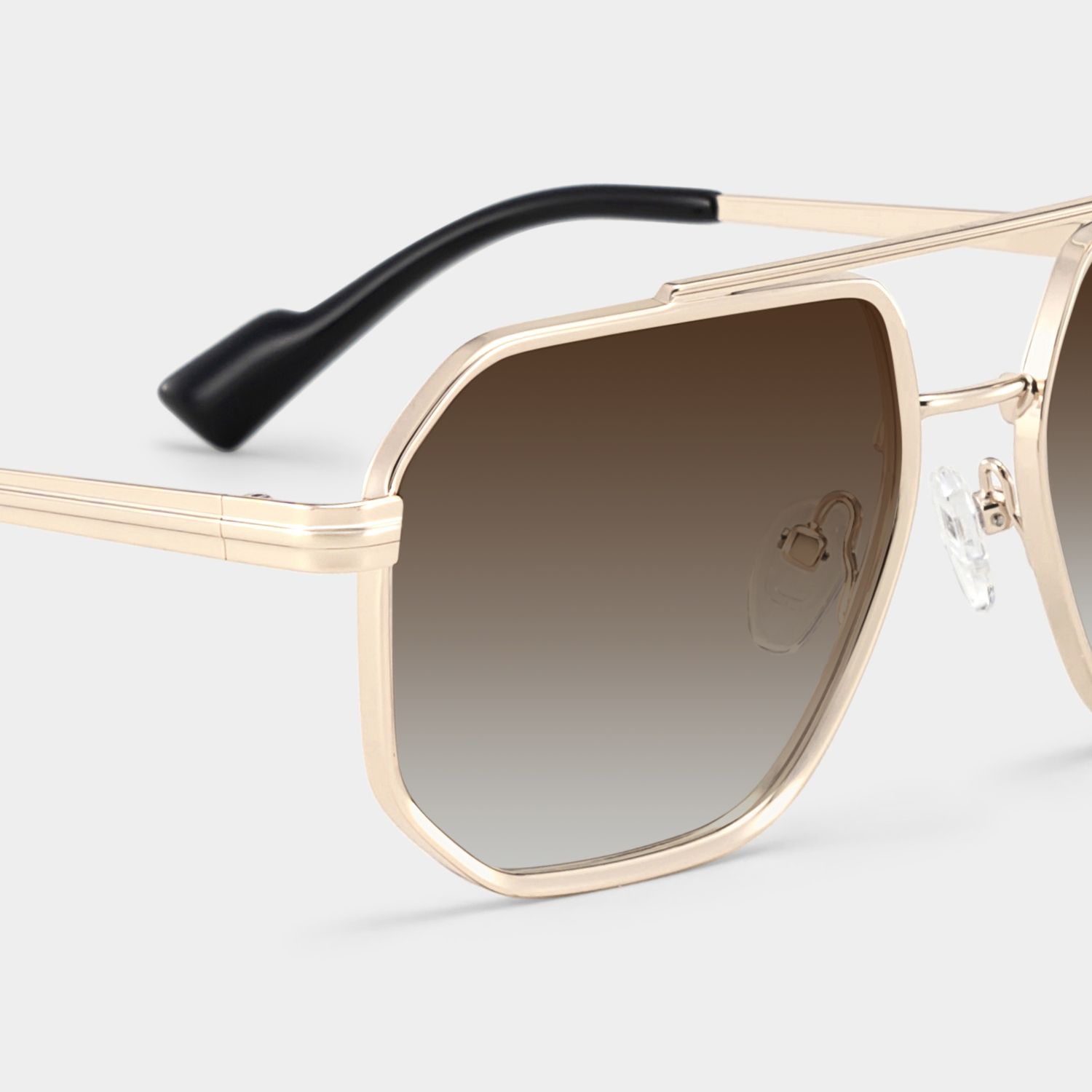 Autumn Aviator Gold Frame Sunglasses Online Sale | ZEELOOL