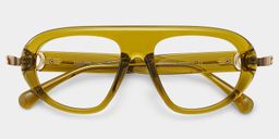 Aveline Brown Aviator Glasses1
