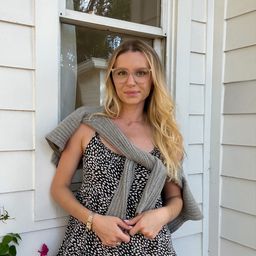 Chanty Round Pink Glasses0