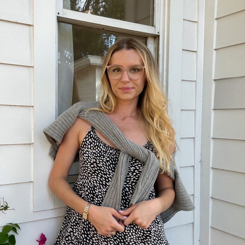 Chanty Round Pink Glasses