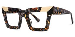 Suenila Square Tortoise Glasses1