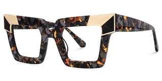 Suenila Square Tortoise Glasses1