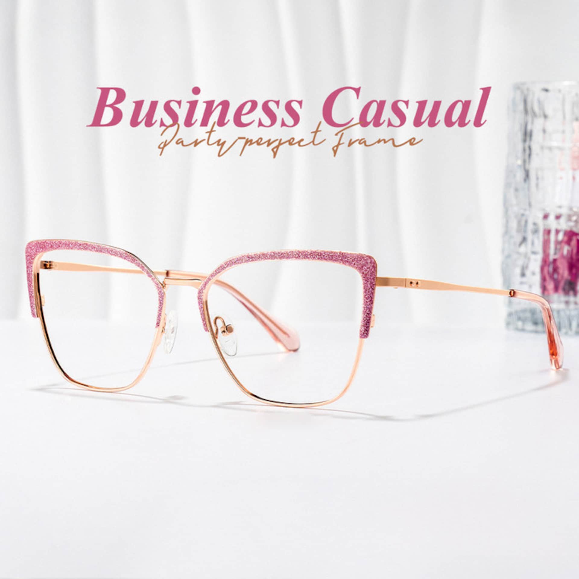 Rectangular Shape Eyeglasses Frames0