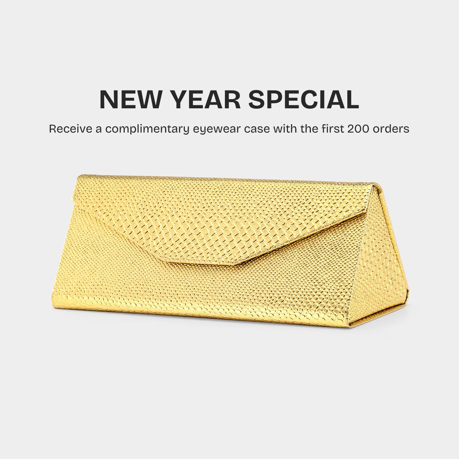 Leona Rectangle Red Gradient Glitter Glasses Frames | ZEELOOL1