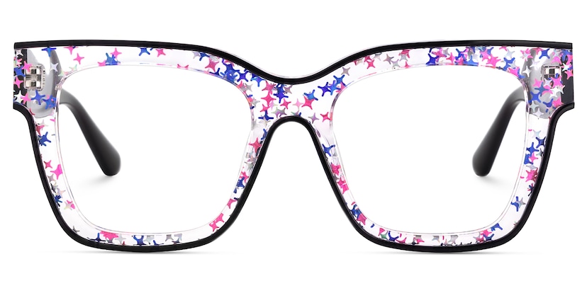 Zerica Square Black Glasses