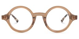 Netini Round Brown Glasses0
