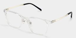 Lily Rectangle Clear Glasses3