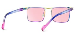 Violet Browline Iridescent Glasses4