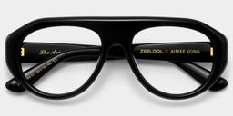 The Aviator Black Aviator Glasses2
