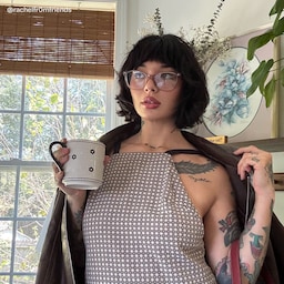 Marigold Rectangle Brown Glasses7