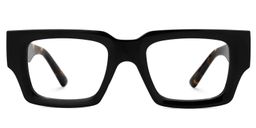 Garza Rectangle Tortoise Glasses0
