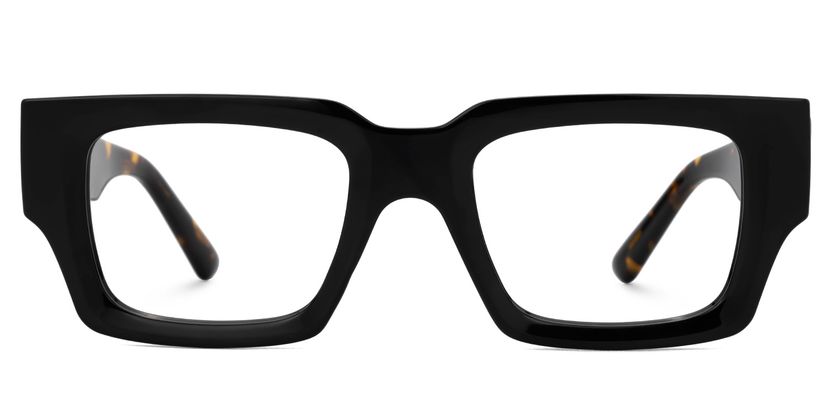 Garza Rectangle Tortoise Glasses