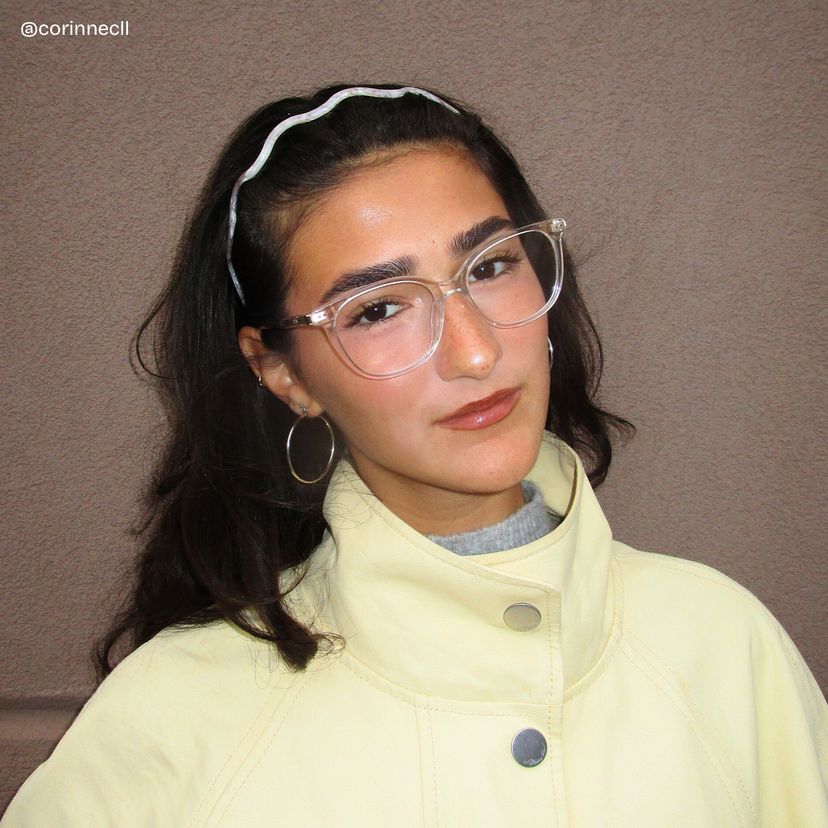 Daisy Round Clear Glasses