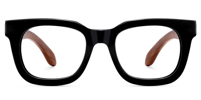 Sam Rectangle Wood Glasses