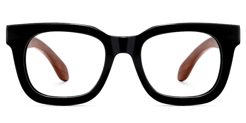 Sam Rectangle Wood Glasses