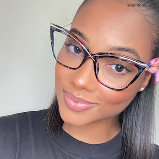 Winston Butterfly Floral Glasses6