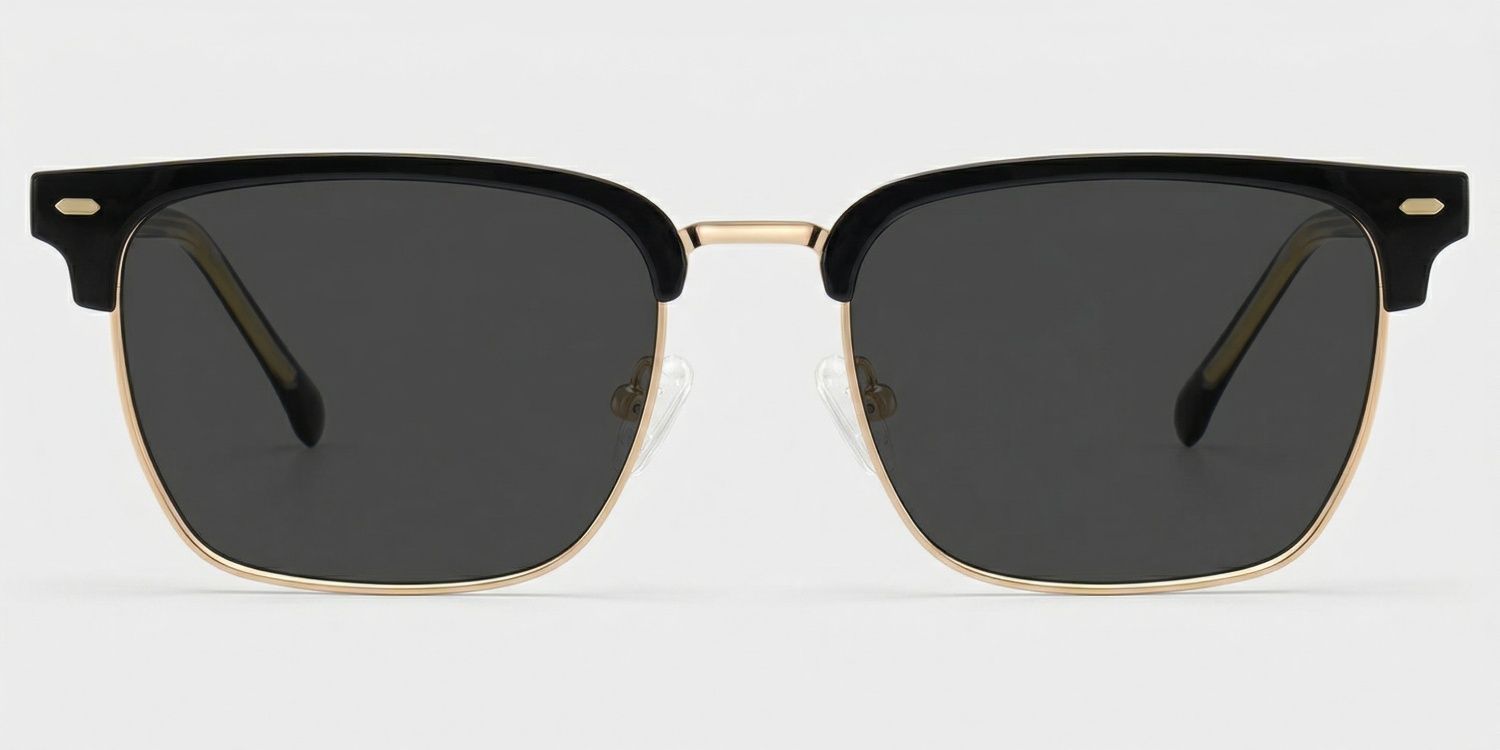 Braidsby Mixed Black Browline Frame Sunglasses | ZEELOOL