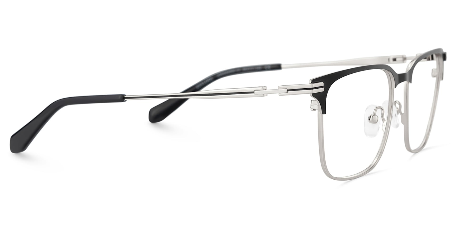 Marshall Gray Rectangle Prescription Glasses | Zeelool4
