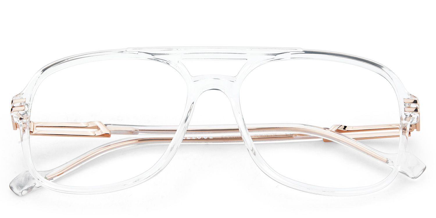 Square Nyawa Clear Glasses deals -Zeelool Glasses1