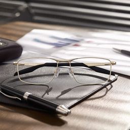 Scout Gold Rectangle Glasses1