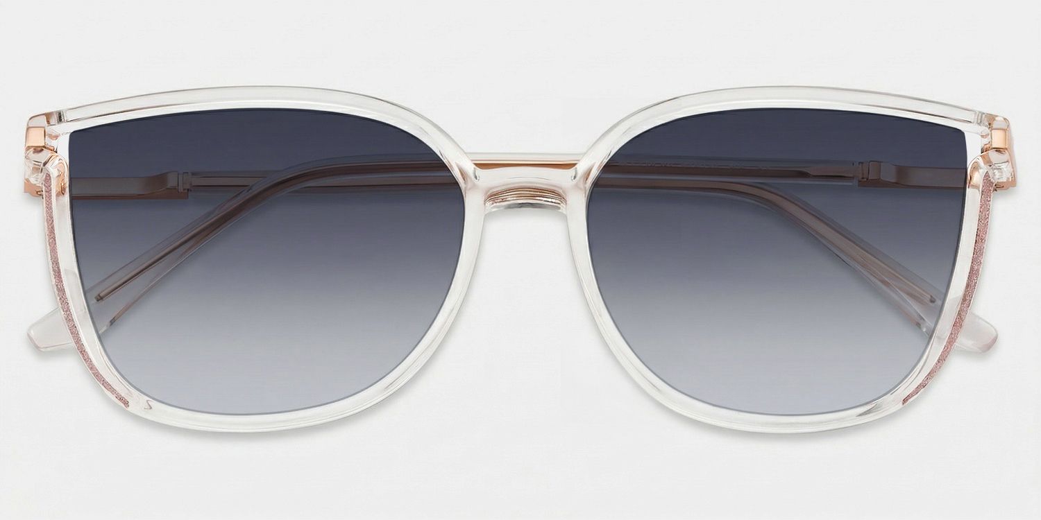 Rodz Square Clear Sunglasses for Women & Men | ZEELOOL1