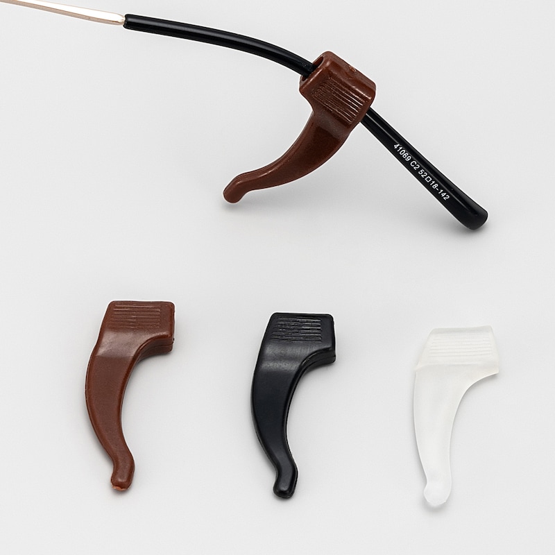 Non-Slip Ear Grip Accessories For Glasses in Black-White Color0