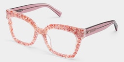 Renata Square Pink Glasses4