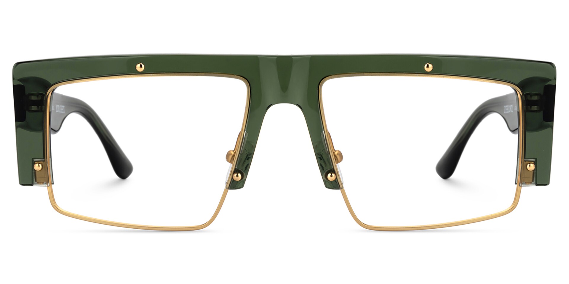 Maldonado Men's Green Glasses With Rectangle Shape | Zeelool1