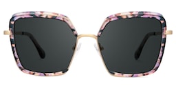 Cordaro Square Pink-Floral Glasses0