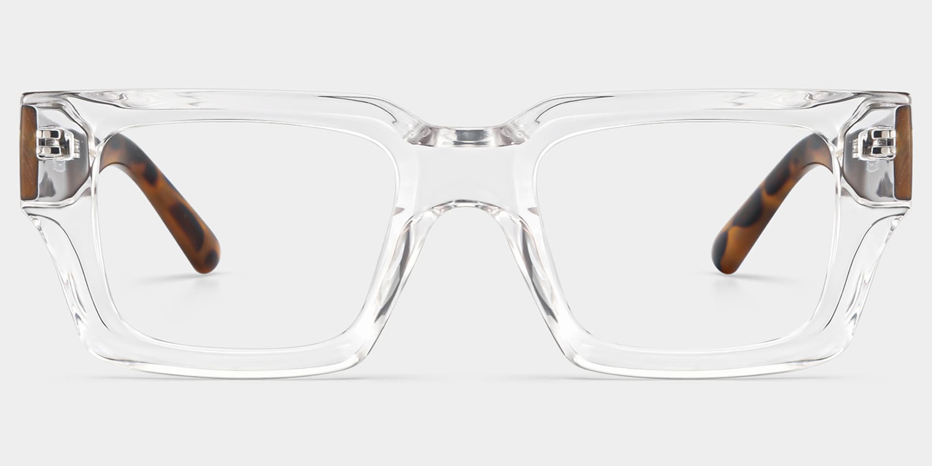 Orson wide rectangle frame glasses Online | ZEELOOL1