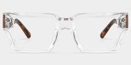 Orson Rectangle Clear Glasses1
