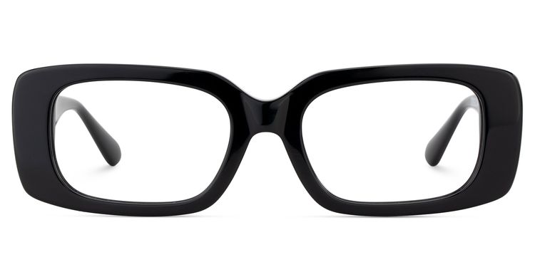 Jonas Rectangle Black Glasses