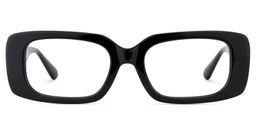 Jonas Rectangle Black Glasses1