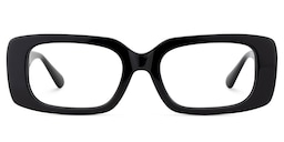 Jonas Rectangle Black Glasses1