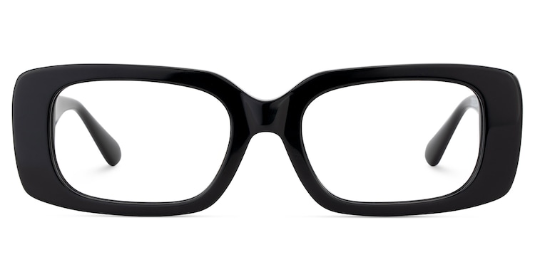 Jonas Rectangle Black Glasses