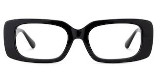 Jonas Rectangle Black Glasses1