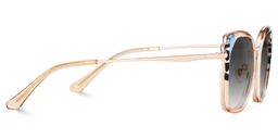 Murcia Square Beige Sunglasses3