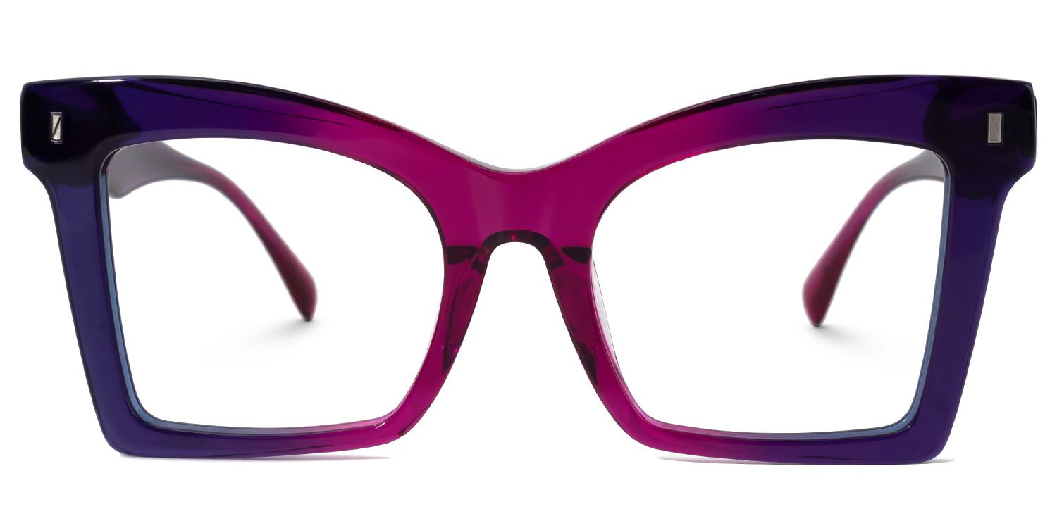Corbin Square Purple Glasses0