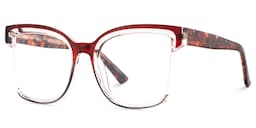 Cadogan Square Red Gray Glasses2