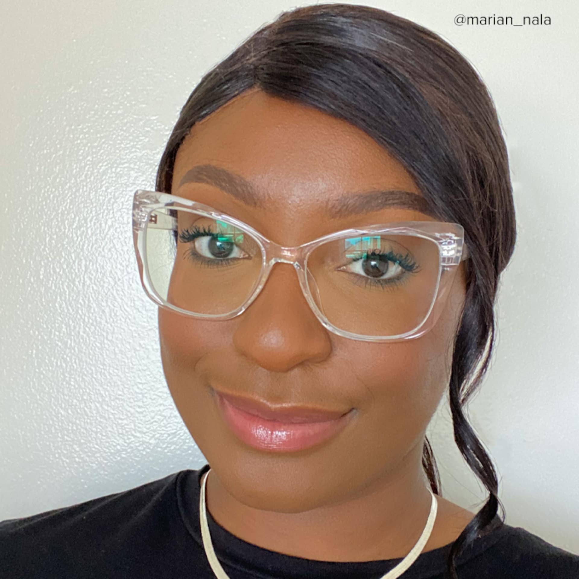 Farris Crystal Classy Cat eye Frame Glasses | Zeelool5