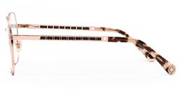 Dunbar Geometric Rose Gold Glasses3