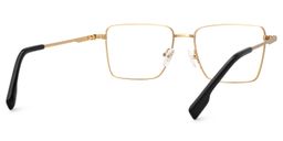 Shareef Square Gold Glasses4